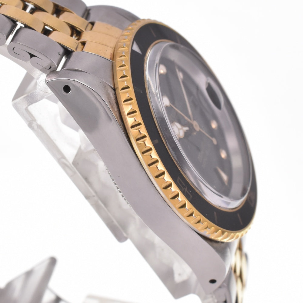 with paper TUDOR Prince Oyster Date Mini Sub 73091 vintage black Dial Automatic Boy's
 Watch I#142102