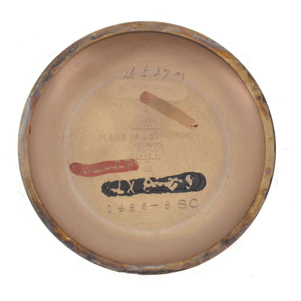 OMEGA 2498-9SC vintage Cal.283 Gold Plated gold Dial Hand Winding Men's
 Watch E#142103