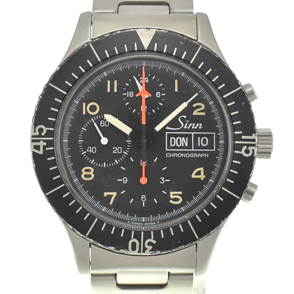 Sinn military 156.B Chronograph day date black Dial Automatic Men's
 Watch E#142107