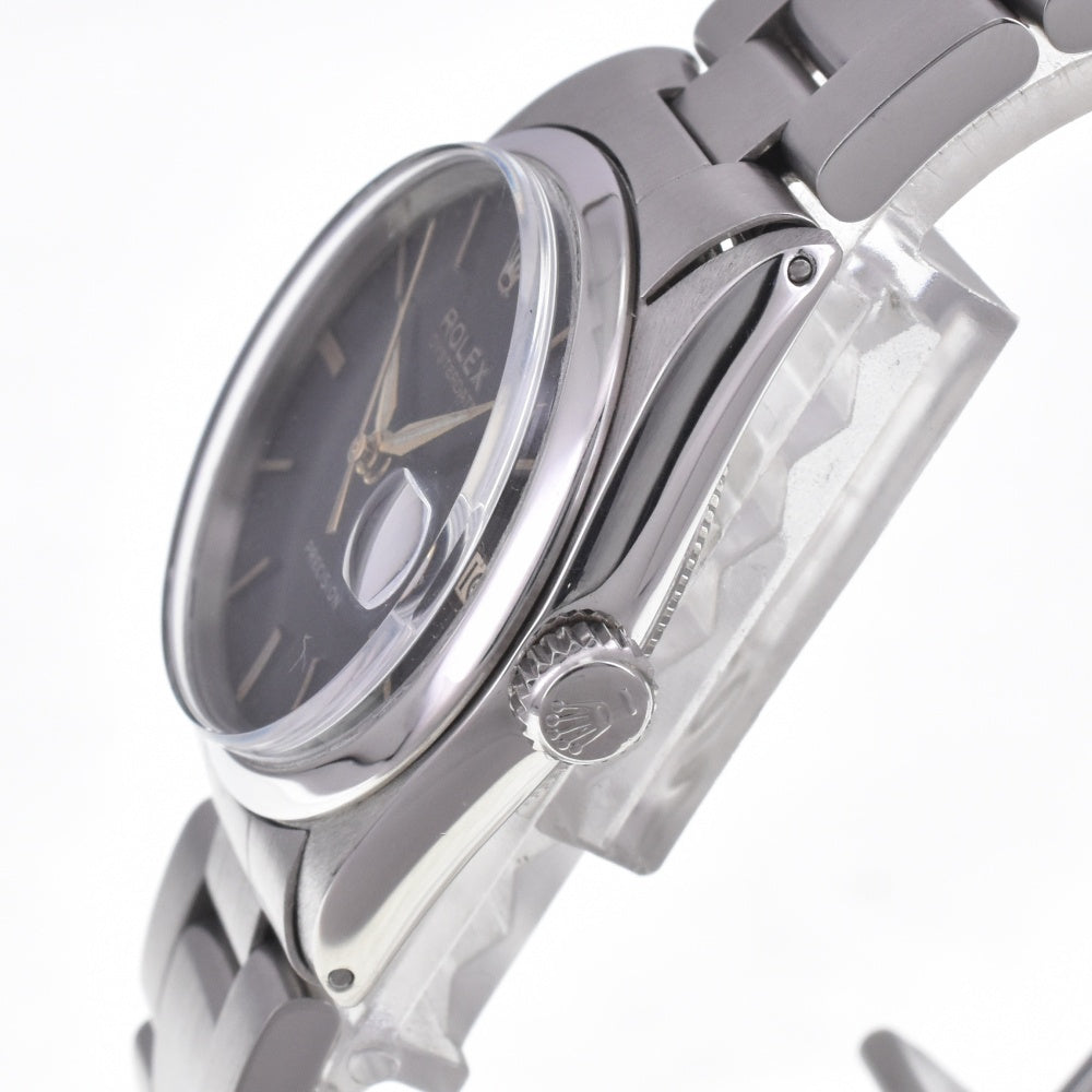 ROLEX Oyster Date Precision 6466 vintage black Dial Hand Winding Boy's
 Watch E#142110