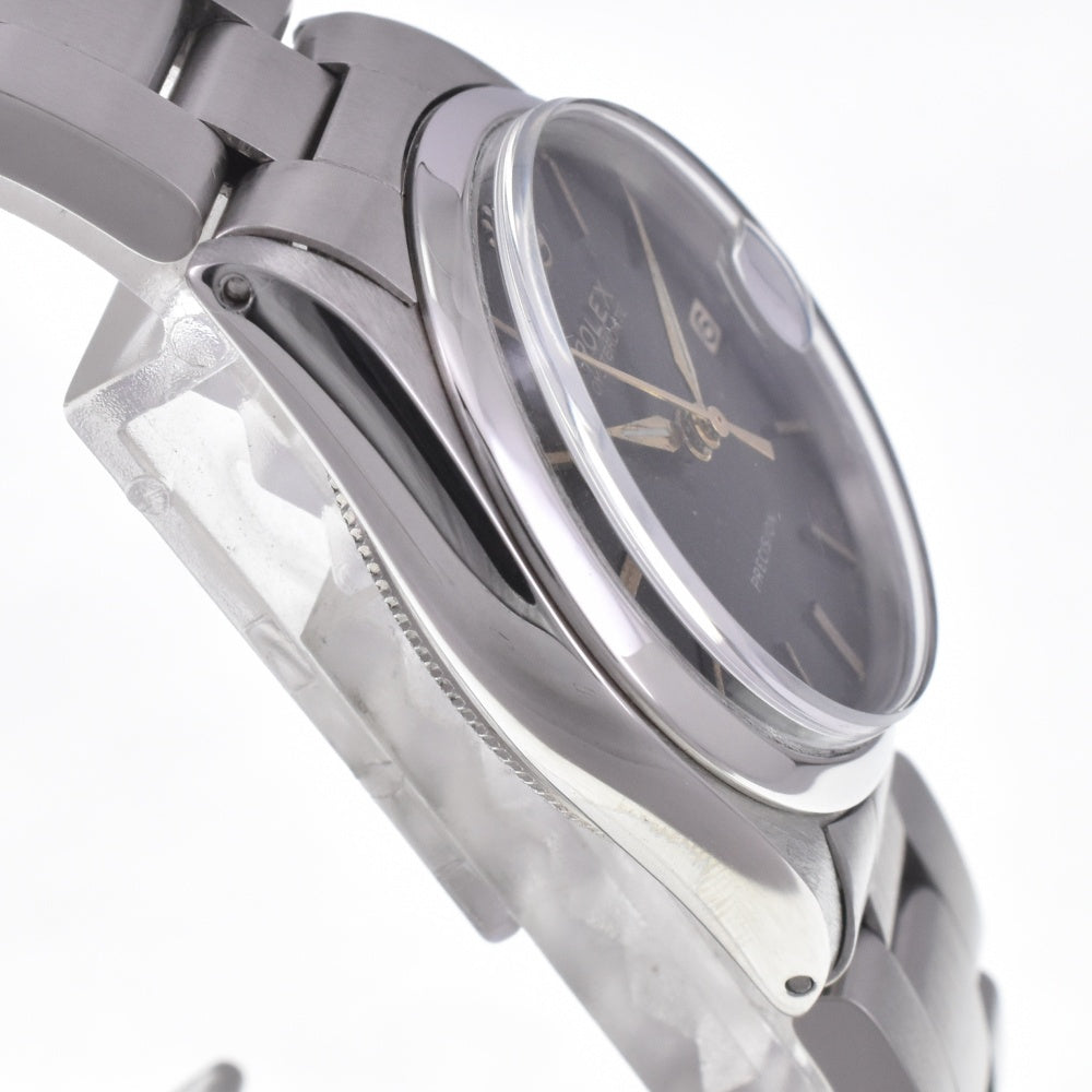 ROLEX Oyster Date Precision 6466 vintage black Dial Hand Winding Boy's
 Watch E#142110