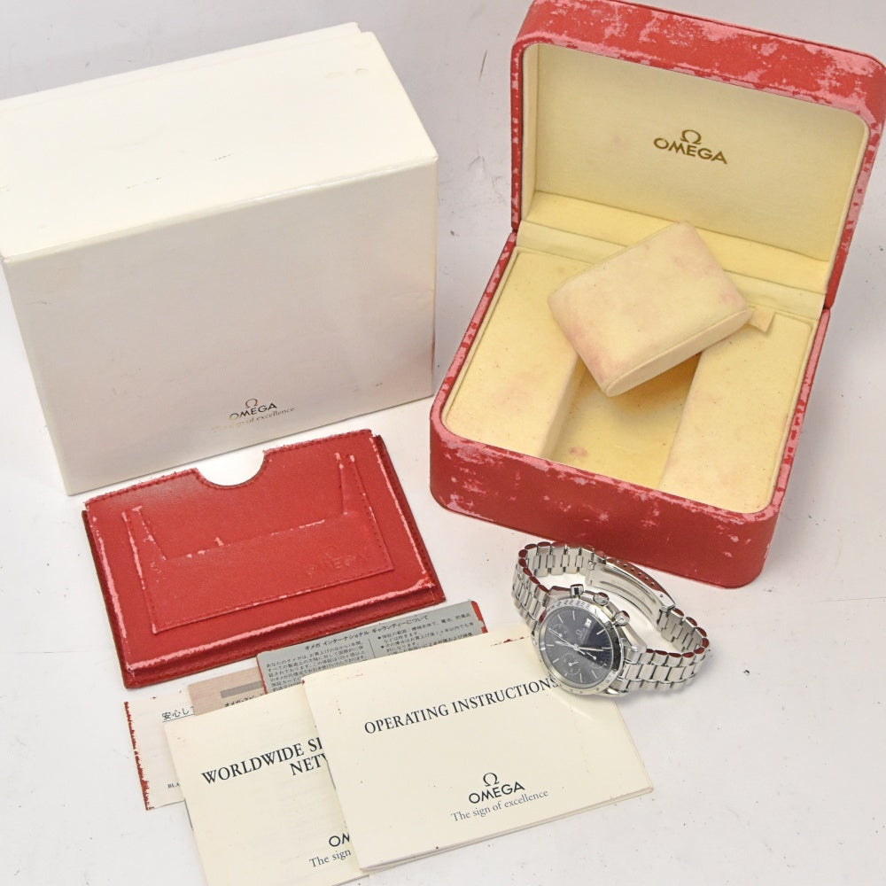 OMEGA Speedmaster 3511.80 Chronograph Date blue Dial Automatic Men's
 Watch N#142119