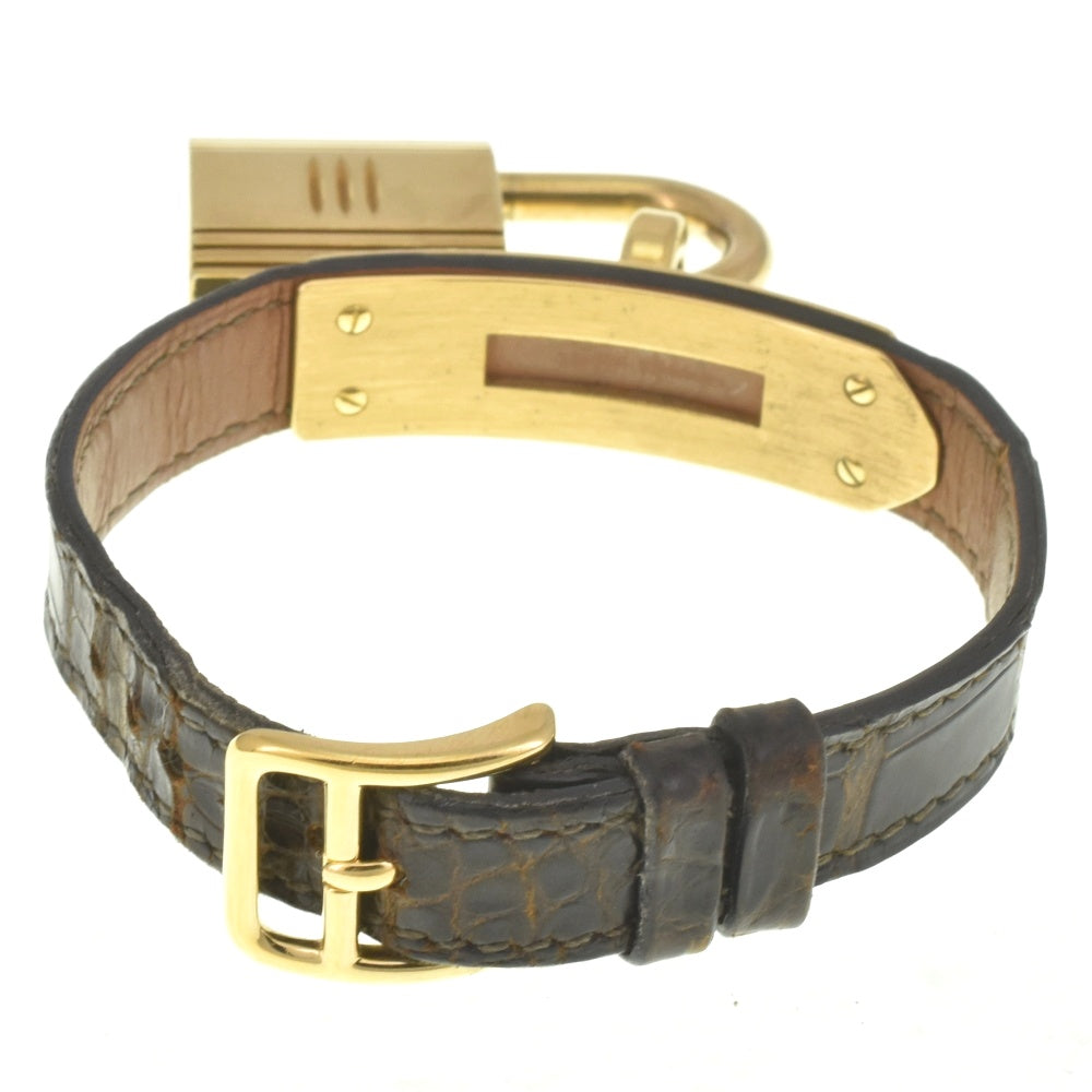 with paper HERMES Kelly watch Gold Plated / Leather gold Dial Quartz Ladies
 Watch E#142120