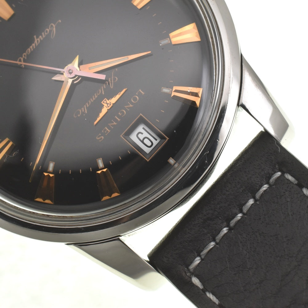 LONGINES Conquest Heritage L1611.4 Date black Dial Automatic Men's
 Watch E#142123