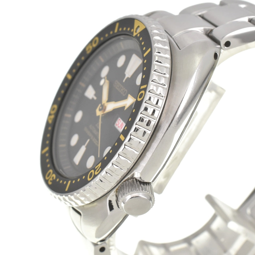 with paper SEIKO Prospex Diver's 200m Turtle SRP775J1 Day date black Dial Automatic Men's
 Watch D#142124