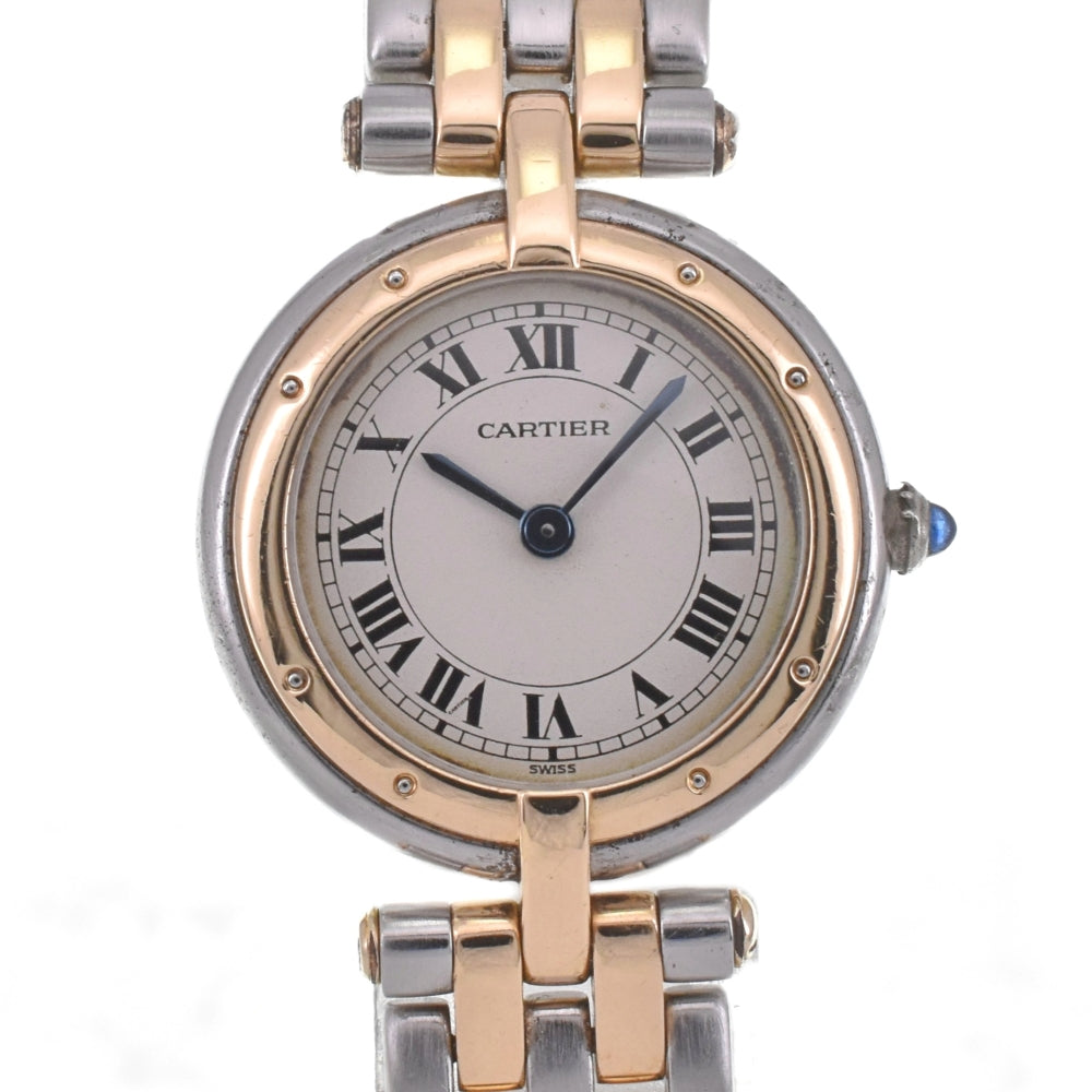 CARTIER PANTHERE Vendome 84084242 Stainless Steel/K18 Ivory Dial Quartz Ladies
 Watch E#142126