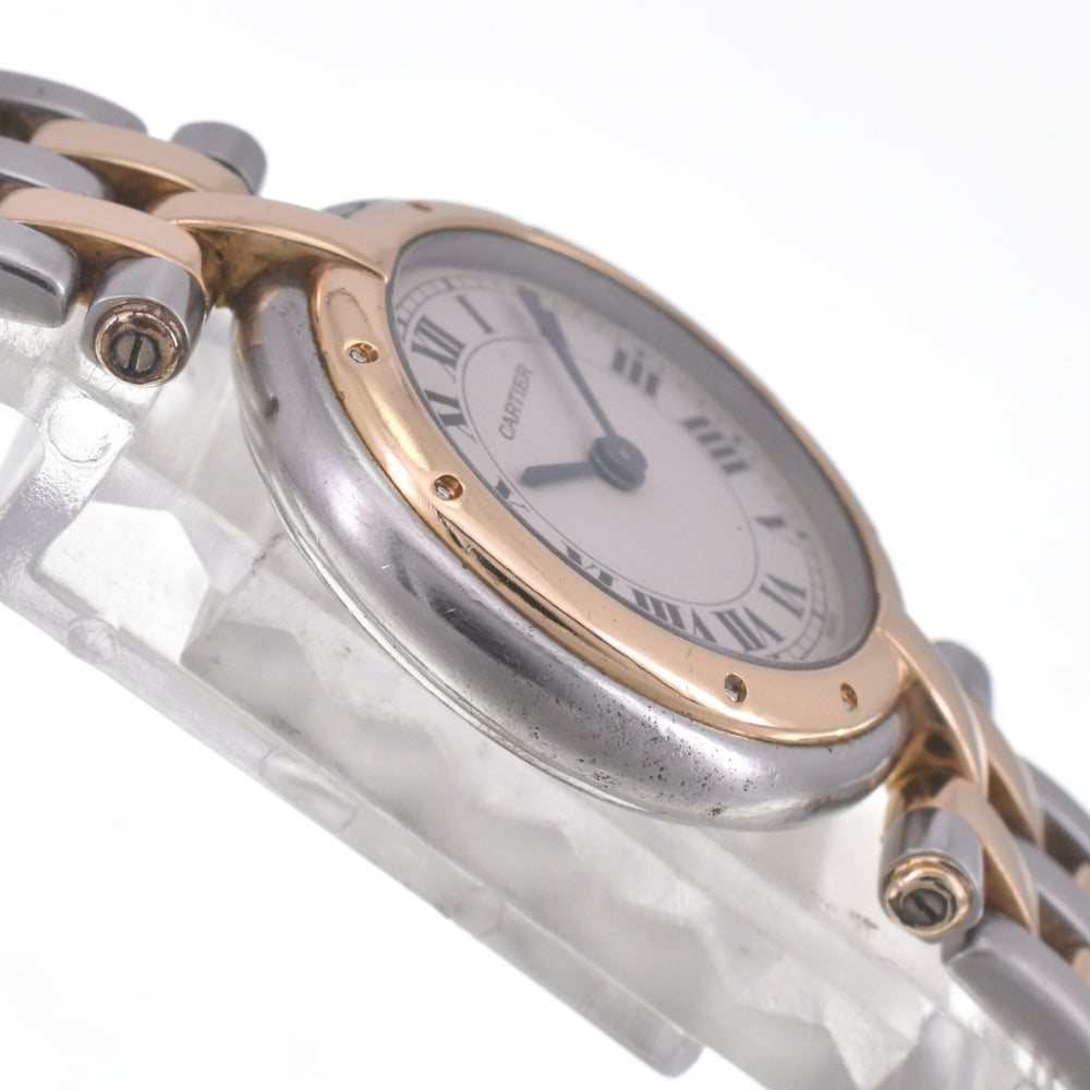 CARTIER PANTHERE Vendome 84084242 Stainless Steel/K18 Ivory Dial Quartz Ladies
 Watch E#142126