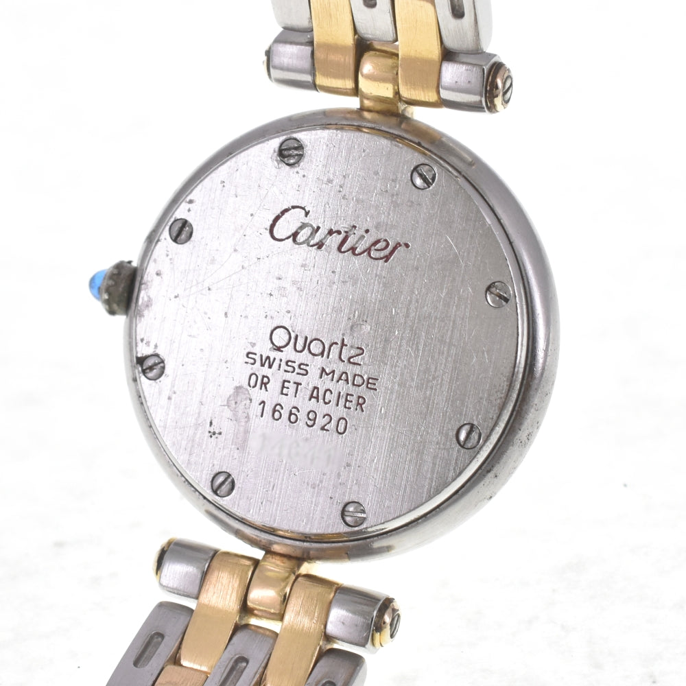 CARTIER PANTHERE Vendome 84084242 Stainless Steel/K18 Ivory Dial Quartz Ladies
 Watch E#142126