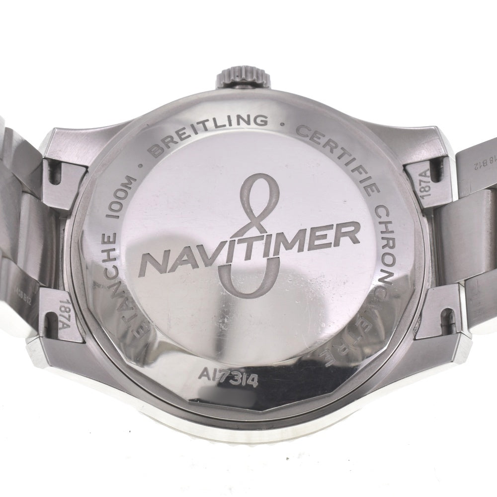 with paper BREITLING Navitimer 8 A17314 Date black Dial Automatic Men's
 Watch E#142139