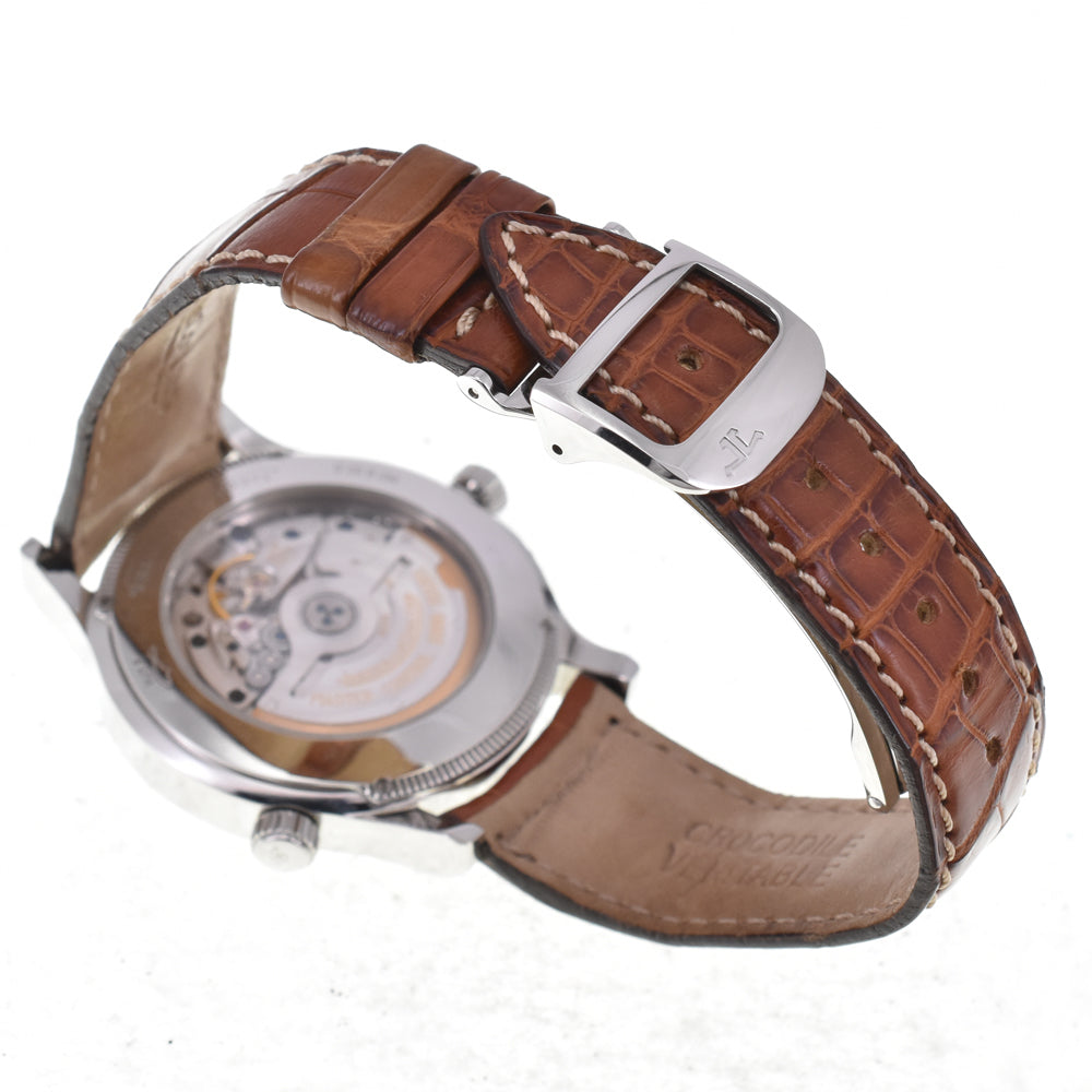 with paper JAEGER-LECOULTRE Master geography 142.8.92.S/Q1428470 black Dial Automatic Men's
 Watch I#142140