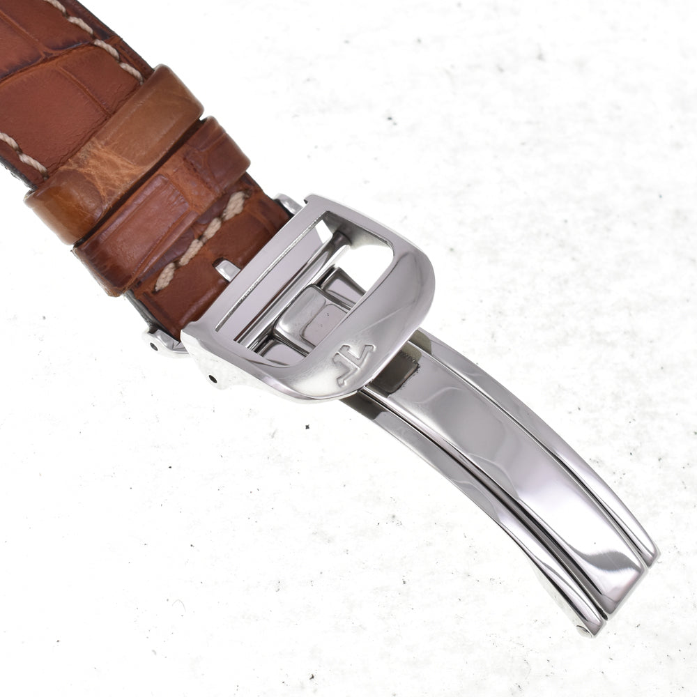 with paper JAEGER-LECOULTRE Master geography 142.8.92.S/Q1428470 black Dial Automatic Men's
 Watch I#142140