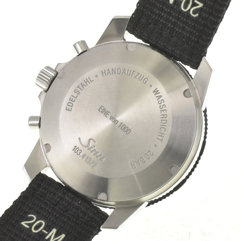Sinn 103 103.st.ty.hd Chronograph black Dial Hand Winding Men's
 Watch E#142145
