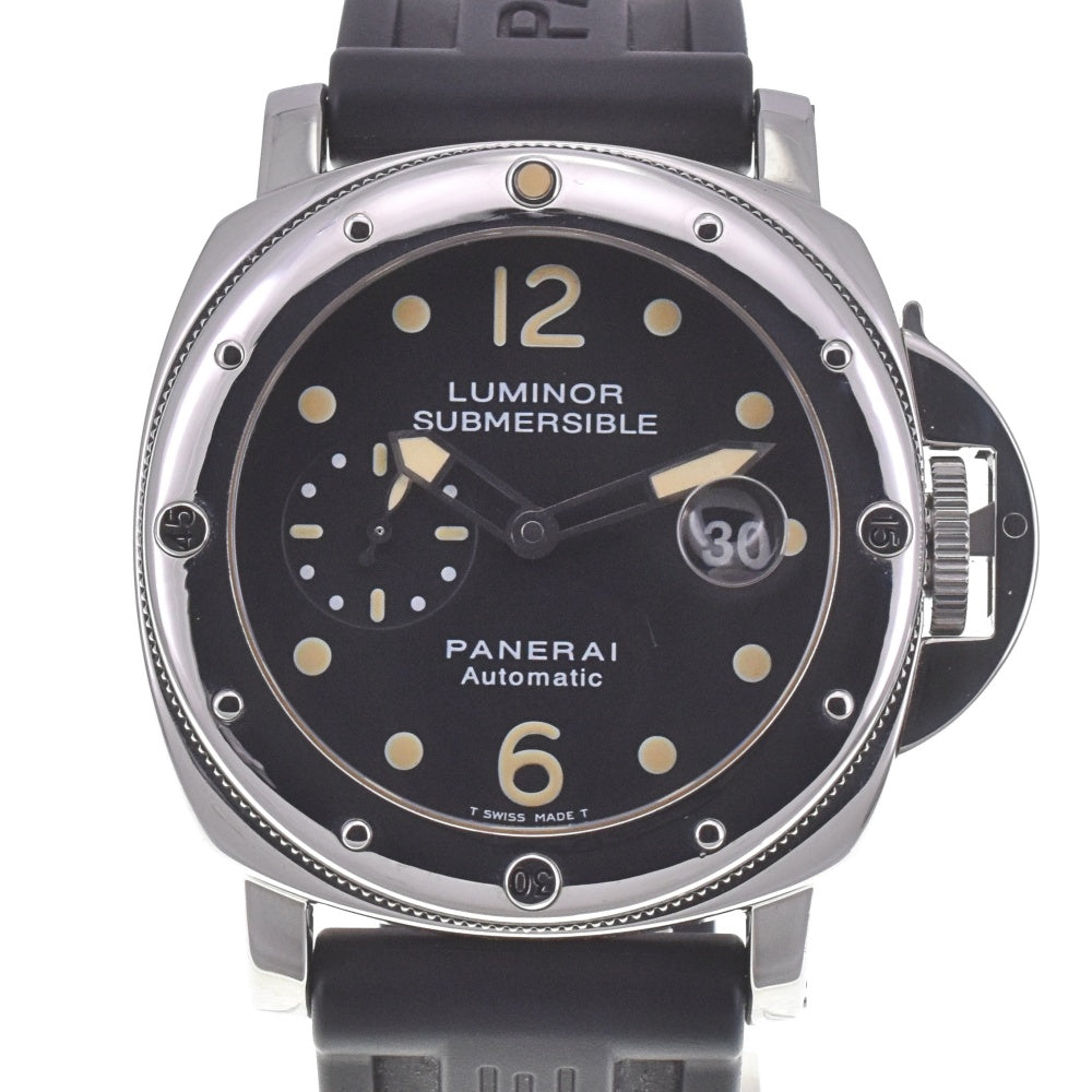 with paper PANERAI Luminor Submersible Pikasub PAM00024 Small second date black Dial Automatic Men's
 Watch Z#142152