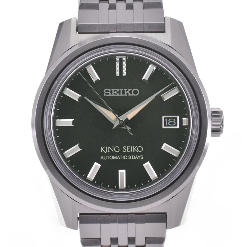 SEIKO King Seiko SDKS025/6R55-00B0 Olive green Dial Automatic Men's
 Watch D#142153