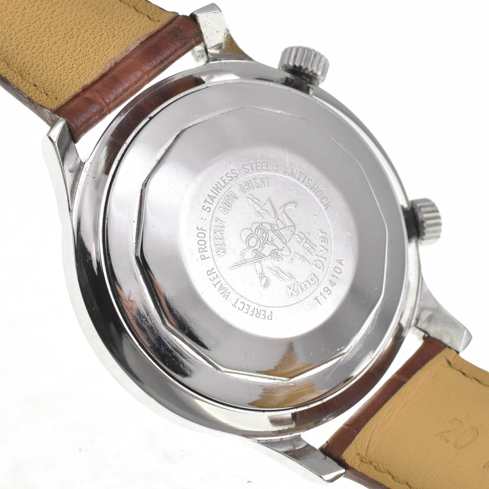 ORIENT Weekly Auto Orient King Diver vintage Inner rotating bezel, day date, 1960s, 25 jewels Black Grey Dial Automatic Men's
 Watch J#142155