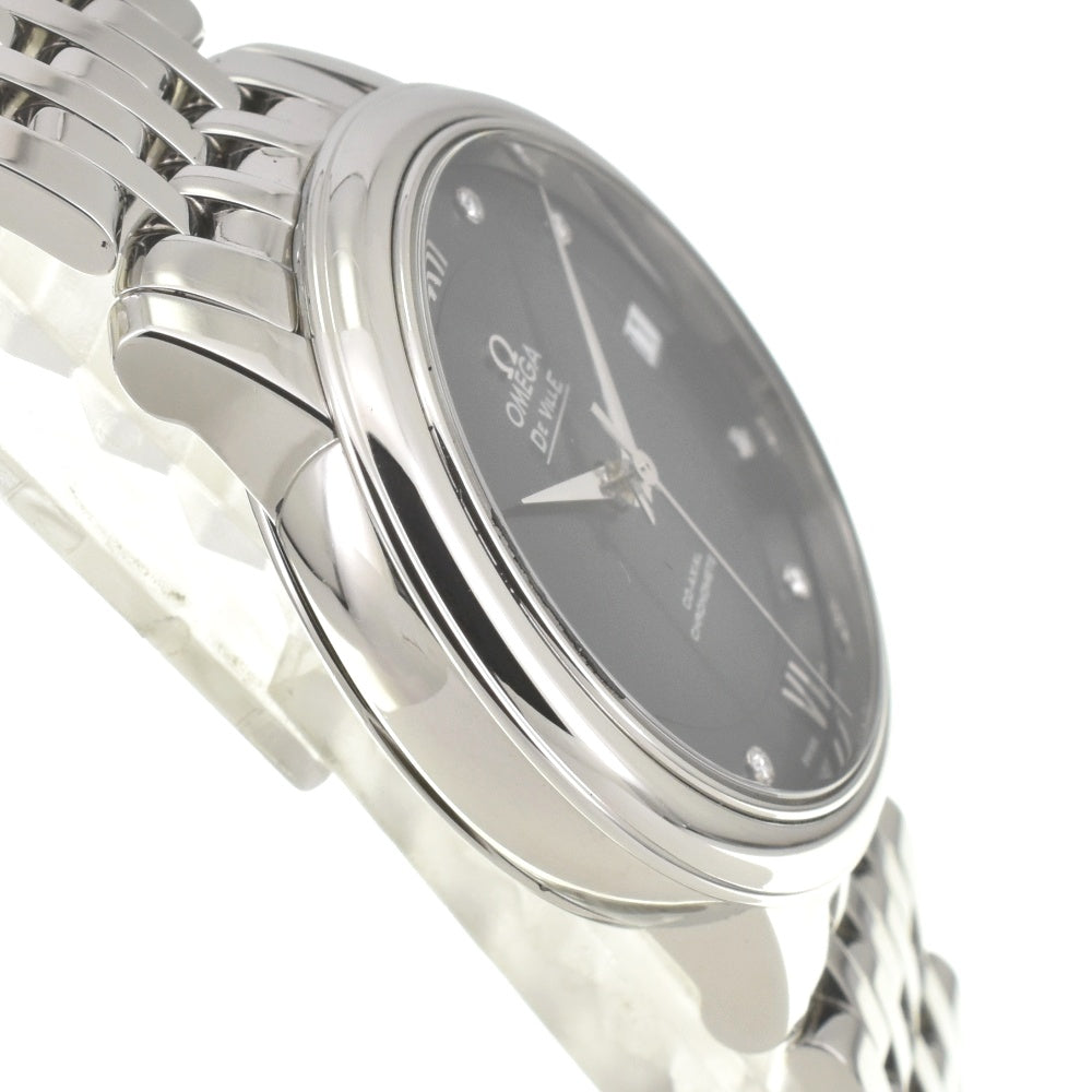 with paper OMEGA De Ville Prestige 424.10.33.20.53.001 blue Dial Automatic Ladies
 Watch E#142159