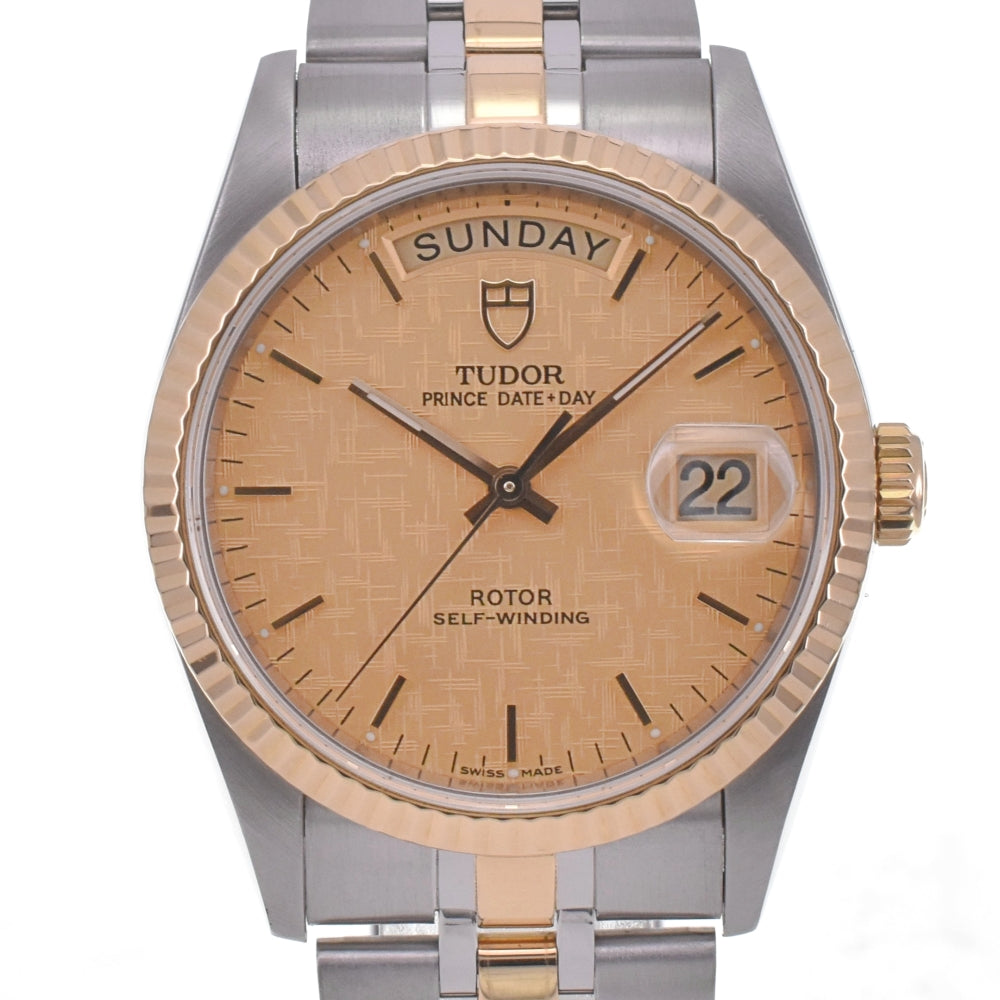 TUDOR Prince Day Date 76213 Stainless Steel/YG gold Dial Automatic Men's
 Watch E#142167