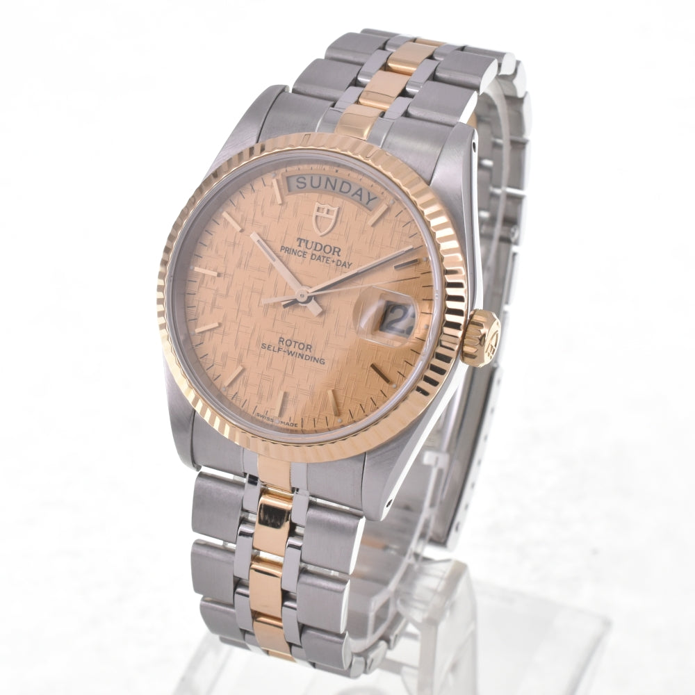 TUDOR Prince Day Date 76213 Stainless Steel/YG gold Dial Automatic Men's
 Watch E#142167