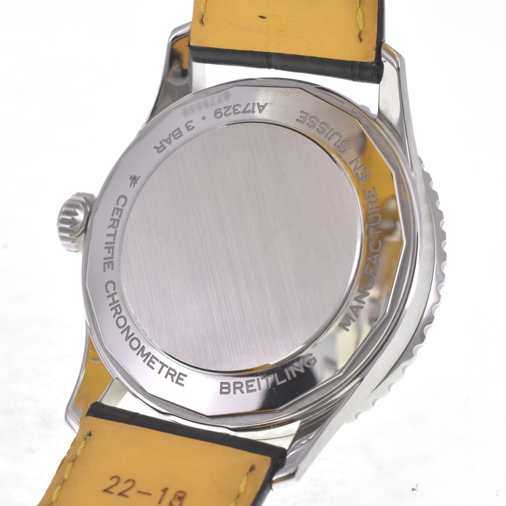 with paper BREITLING Navitimer 41 A17329 Light blue Dial Automatic Men's
 Watch D#142169