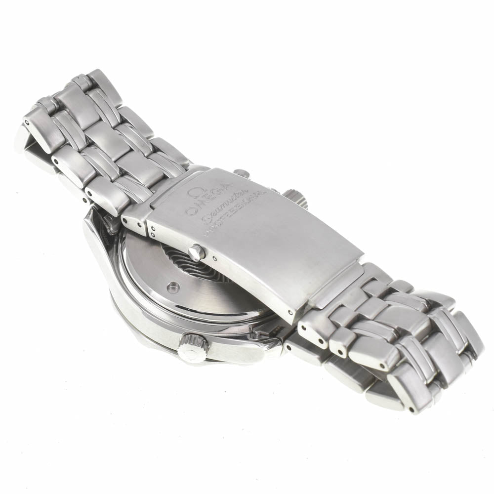 with paper OMEGA Seamaster300 2599.80 Chronograph Date blue Dial Automatic Men's
 Watch J#142171