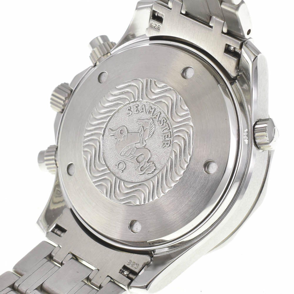 with paper OMEGA Seamaster300 2599.80 Chronograph Date blue Dial Automatic Men's
 Watch J#142171