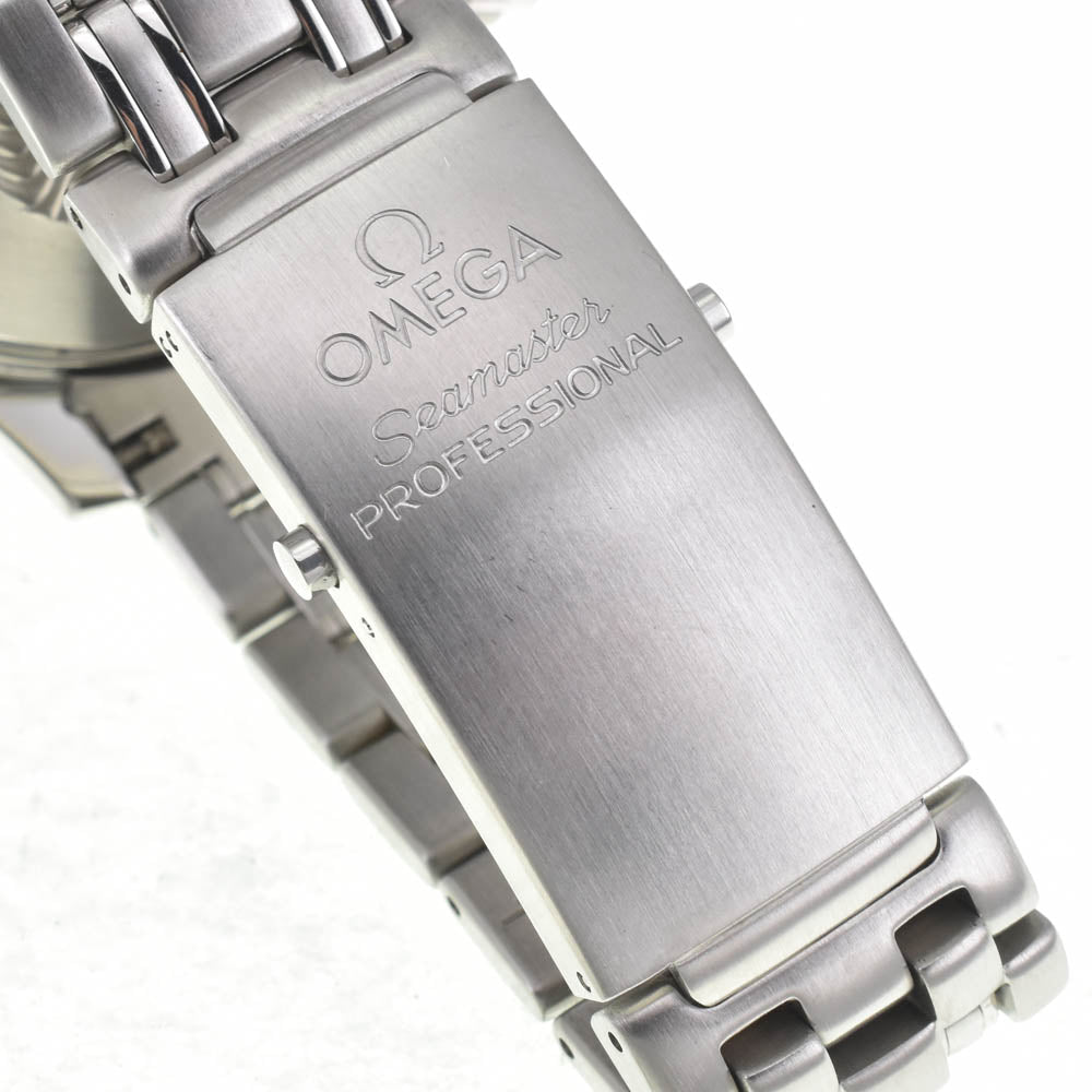 with paper OMEGA Seamaster300 2599.80 Chronograph Date blue Dial Automatic Men's
 Watch J#142171