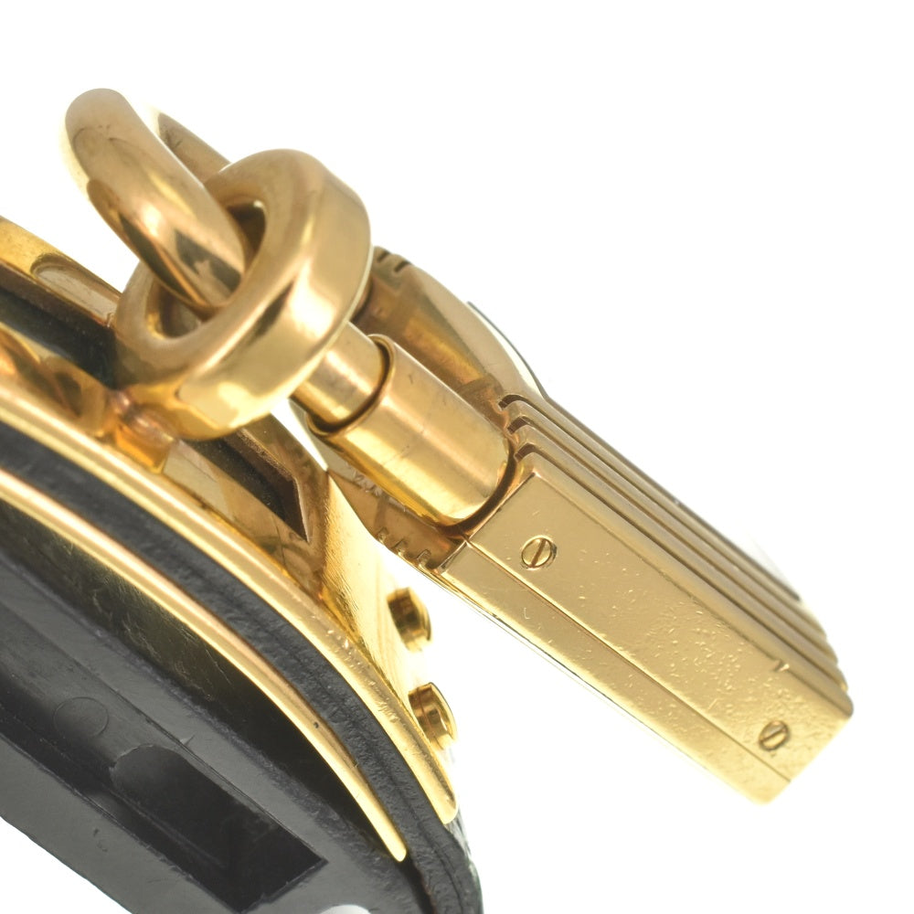 HERMES Kelly watch KE1.201 Gold Plated / Leather gold Dial Quartz Ladies
 Watch D#142175