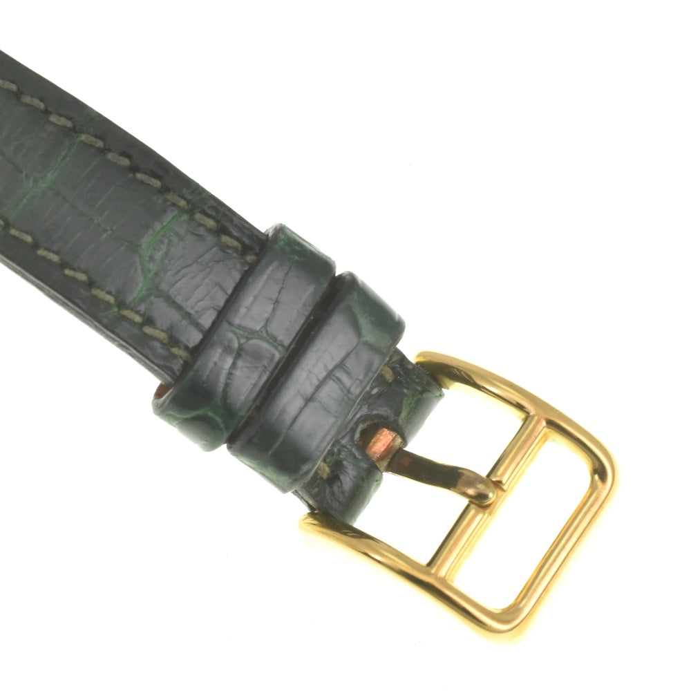 HERMES Kelly watch KE1.201 Gold Plated / Leather gold Dial Quartz Ladies
 Watch D#142175