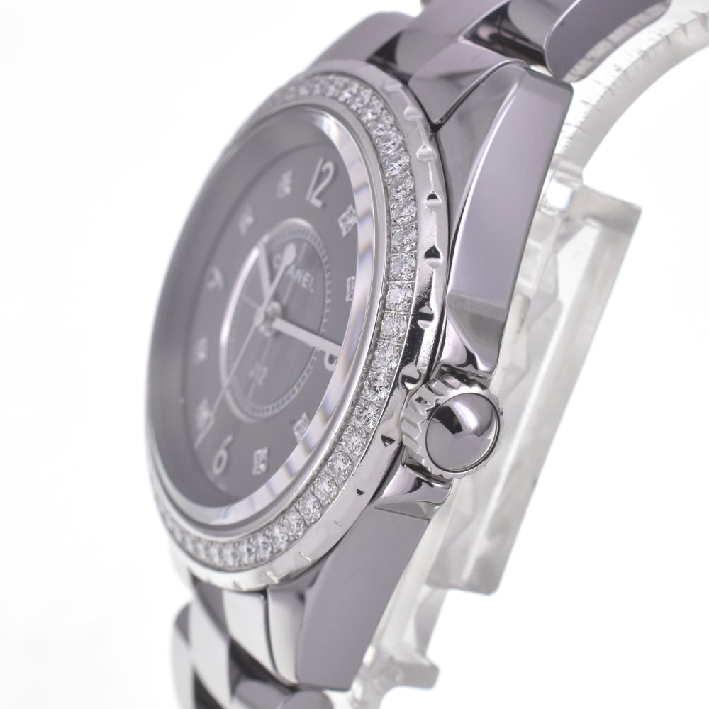 CHANEL J12 Chronomatic H2565 diamond gray Dial Quartz Ladies
 Watch D#142177