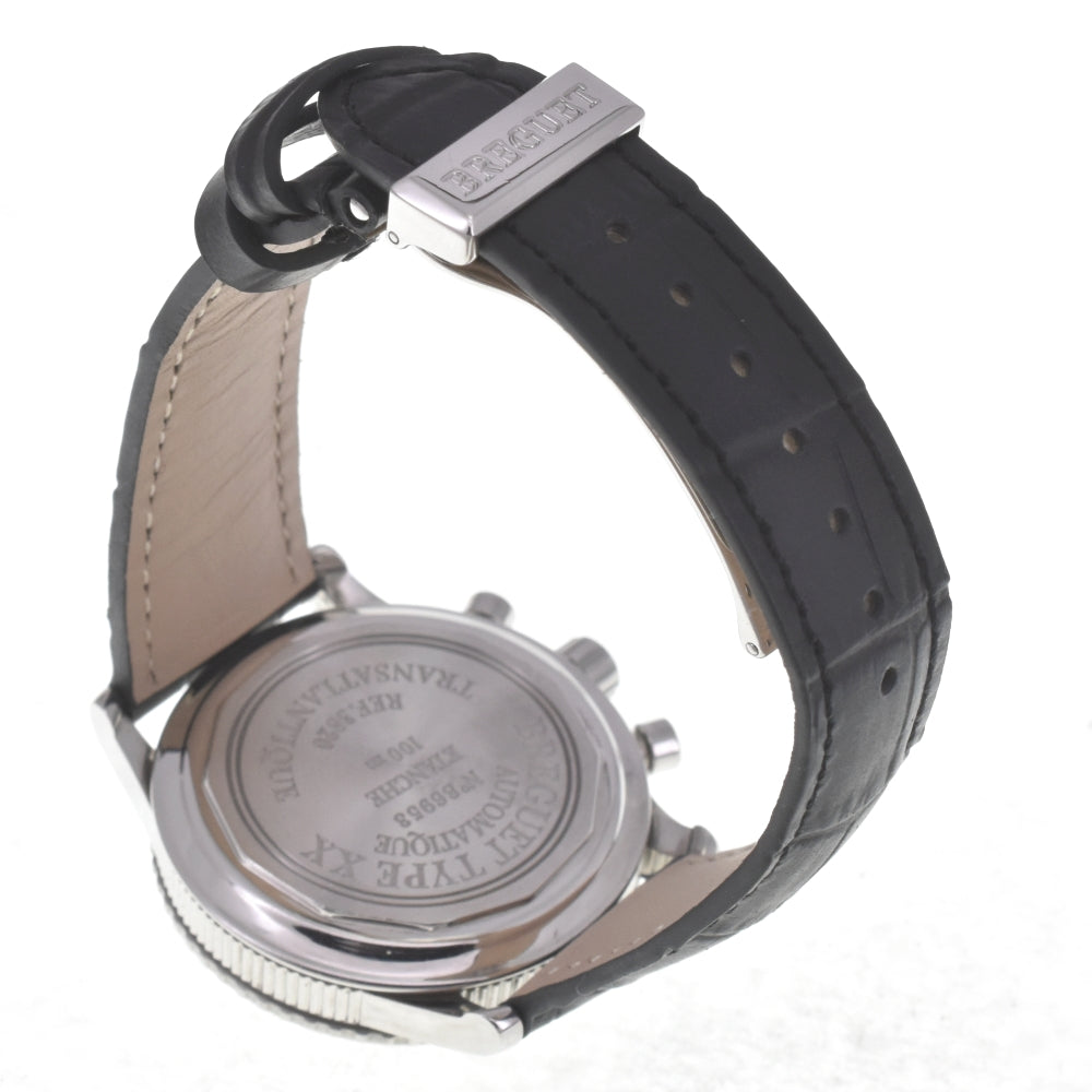 with paper Breguet Transatlantic type XX 3820ST/H2/9W6 Chronograph Date black Dial Automatic Men's
 Watch I#142188