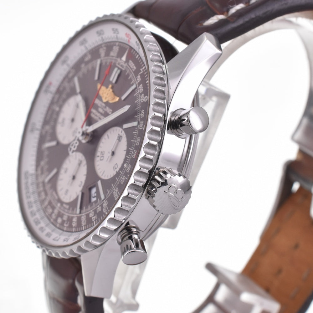 BREITLING Navitimer 01 Pan American Limited AB0121 Chronograph Date Brown Dial Automatic Men's
 Watch H#142200