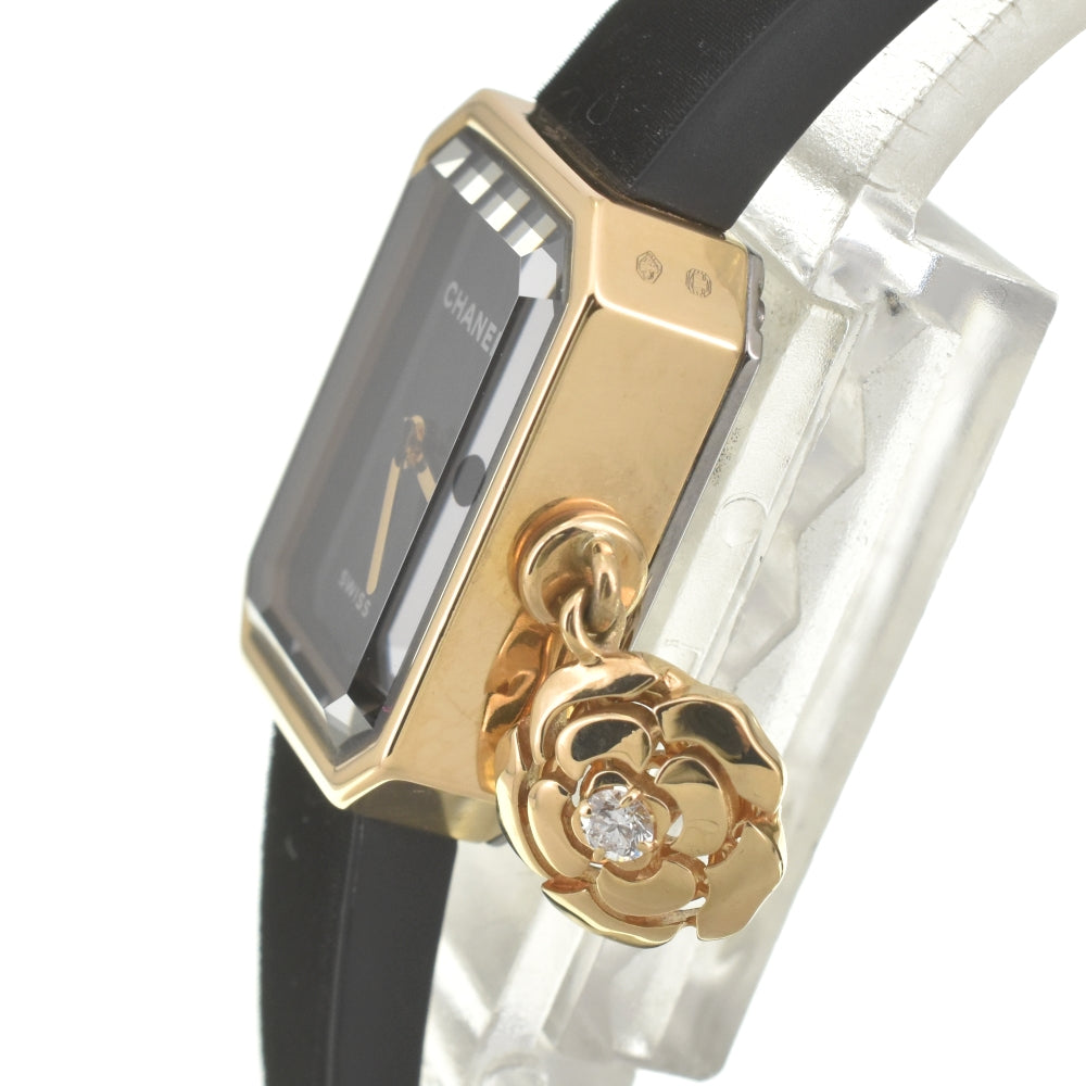 CHANEL Premiere H6361 Limited Edition Camellia Charm black Dial Quartz Ladies
 Watch D#142211