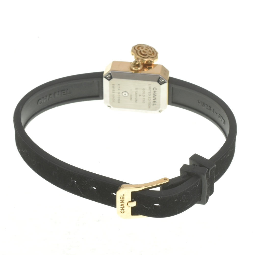 CHANEL Premiere H6361 Limited Edition Camellia Charm black Dial Quartz Ladies
 Watch D#142211
