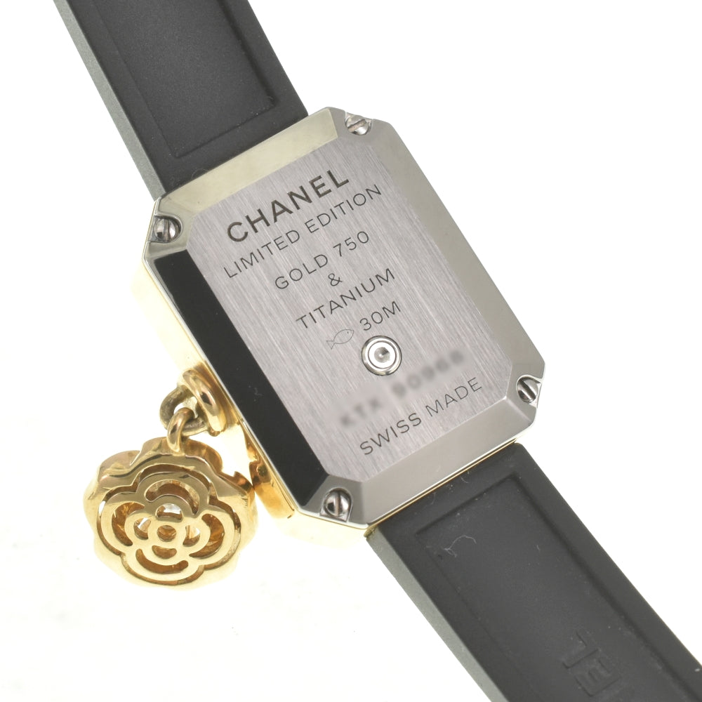 CHANEL Premiere H6361 Limited Edition Camellia Charm black Dial Quartz Ladies
 Watch D#142211
