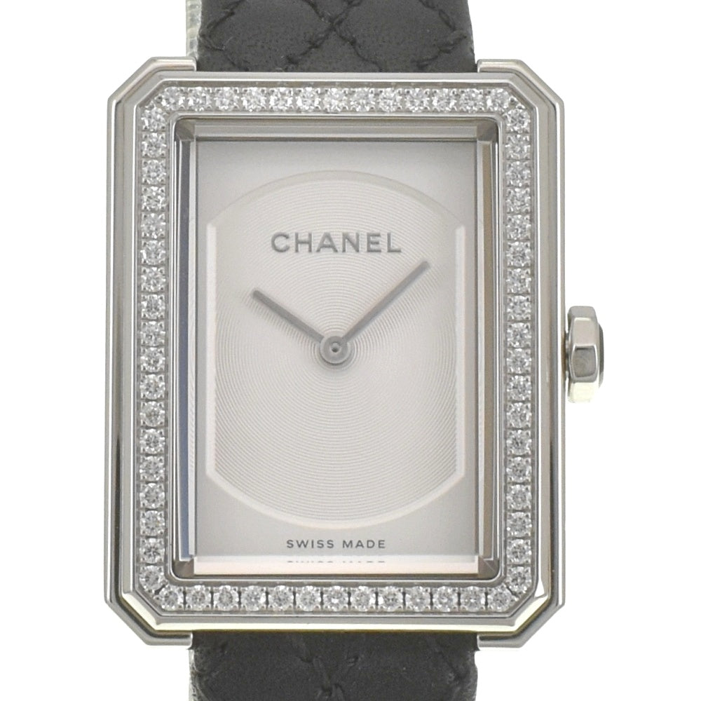 with paper CHANEL boy friend H6955 Diamond Bezel Silver Dial Quartz Ladies
 Watch E#142212