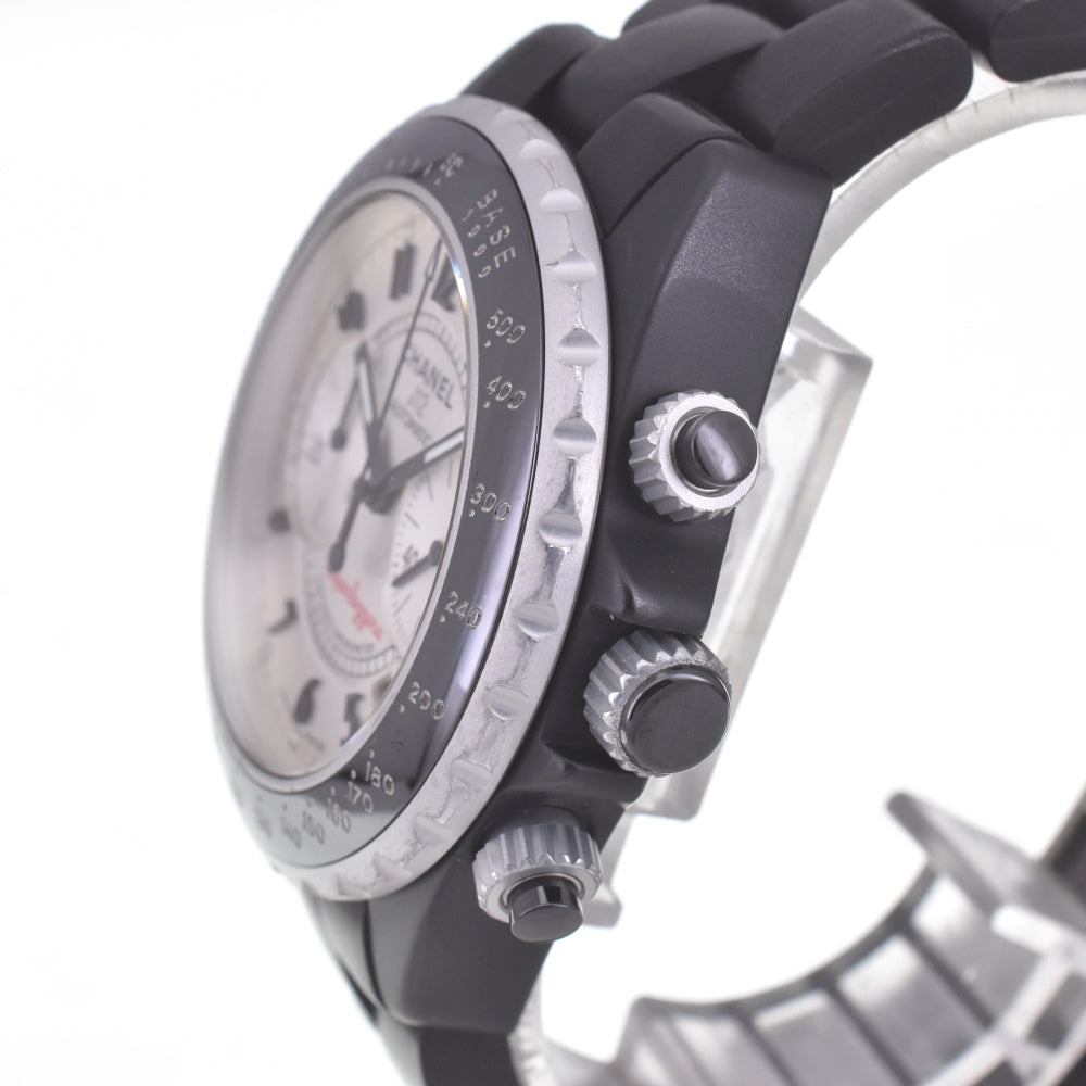 CHANEL J12 Super Reggera H2039 Chronograph Date Silver Dial Automatic Men's
 Watch D#142216