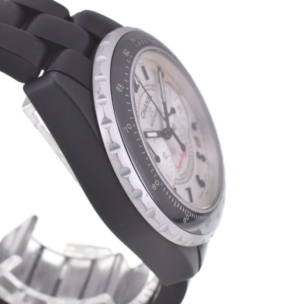 CHANEL J12 Super Reggera H2039 Chronograph Date Silver Dial Automatic Men's
 Watch D#142216