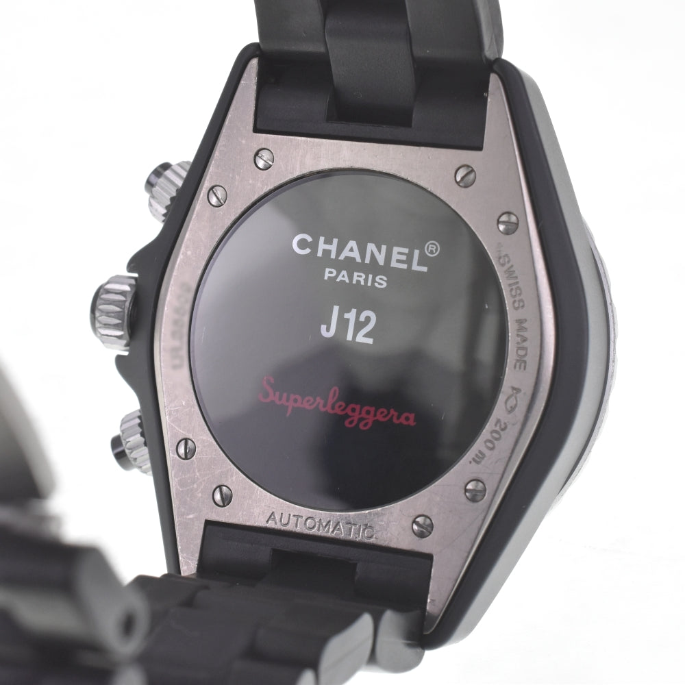 CHANEL J12 Super Reggera H2039 Chronograph Date Silver Dial Automatic Men's
 Watch D#142216