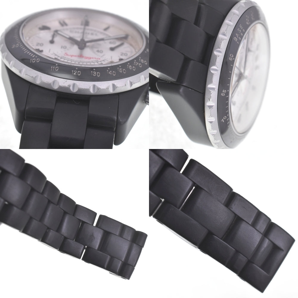 CHANEL J12 Super Reggera H2039 Chronograph Date Silver Dial Automatic Men's
 Watch D#142216