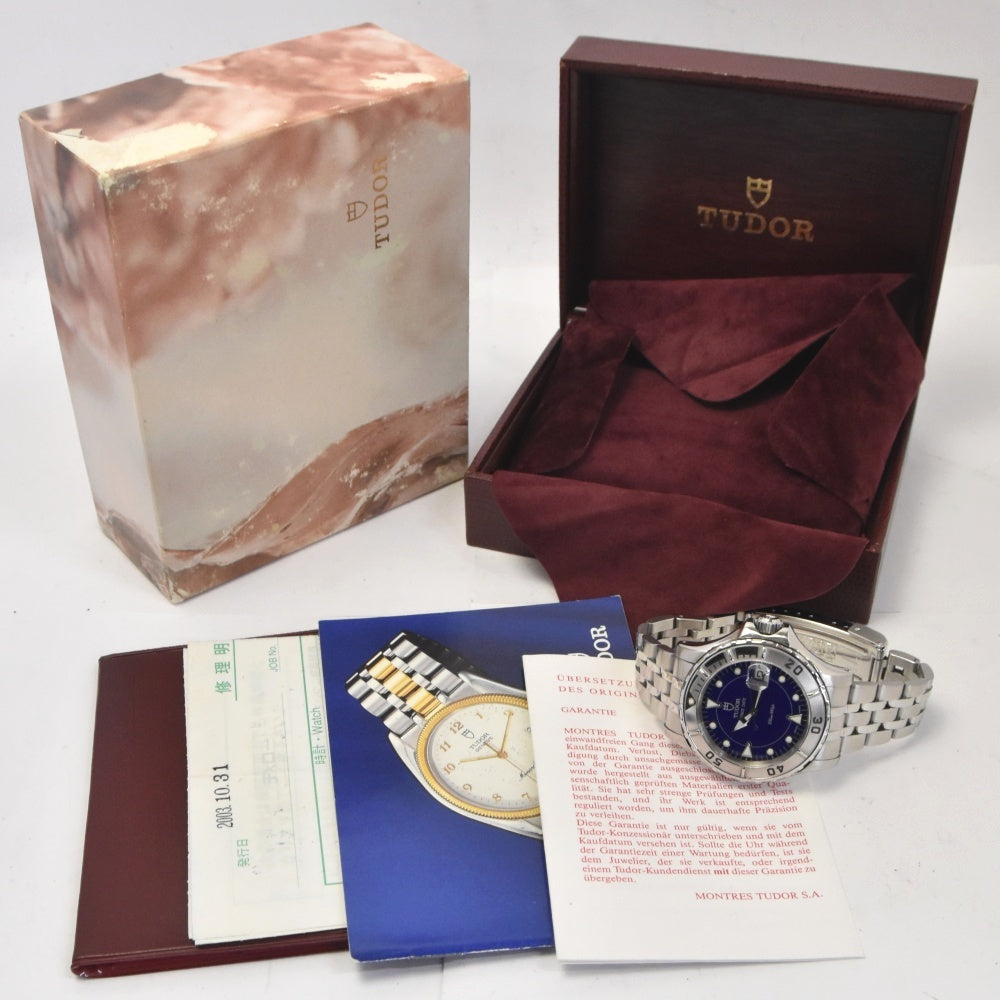 TUDOR Hydronaut Prince 89190 Date blue Dial Automatic Men's
 Watch I#142221