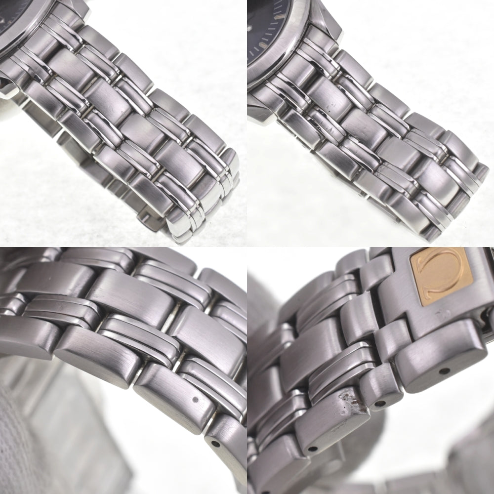 OMEGA Seamaster 120m 2521.81 Date Ana-Digi Navy Dial Quartz Men's
 Watch D#142223