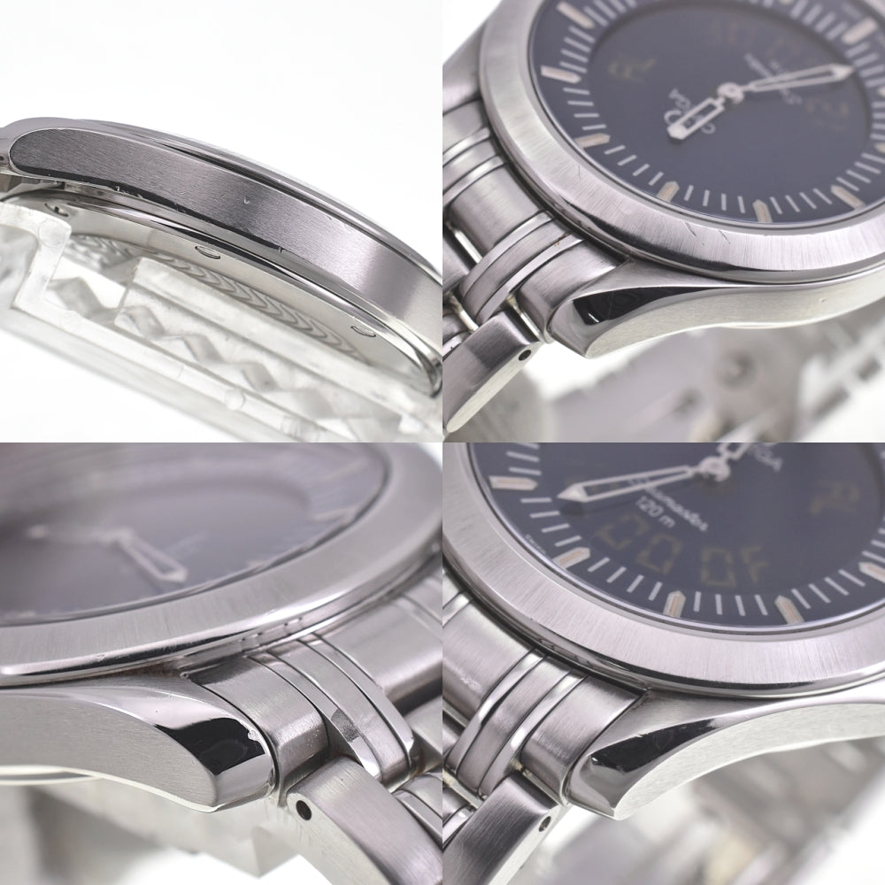 OMEGA Seamaster 120m 2521.81 Date Ana-Digi Navy Dial Quartz Men's
 Watch D#142223