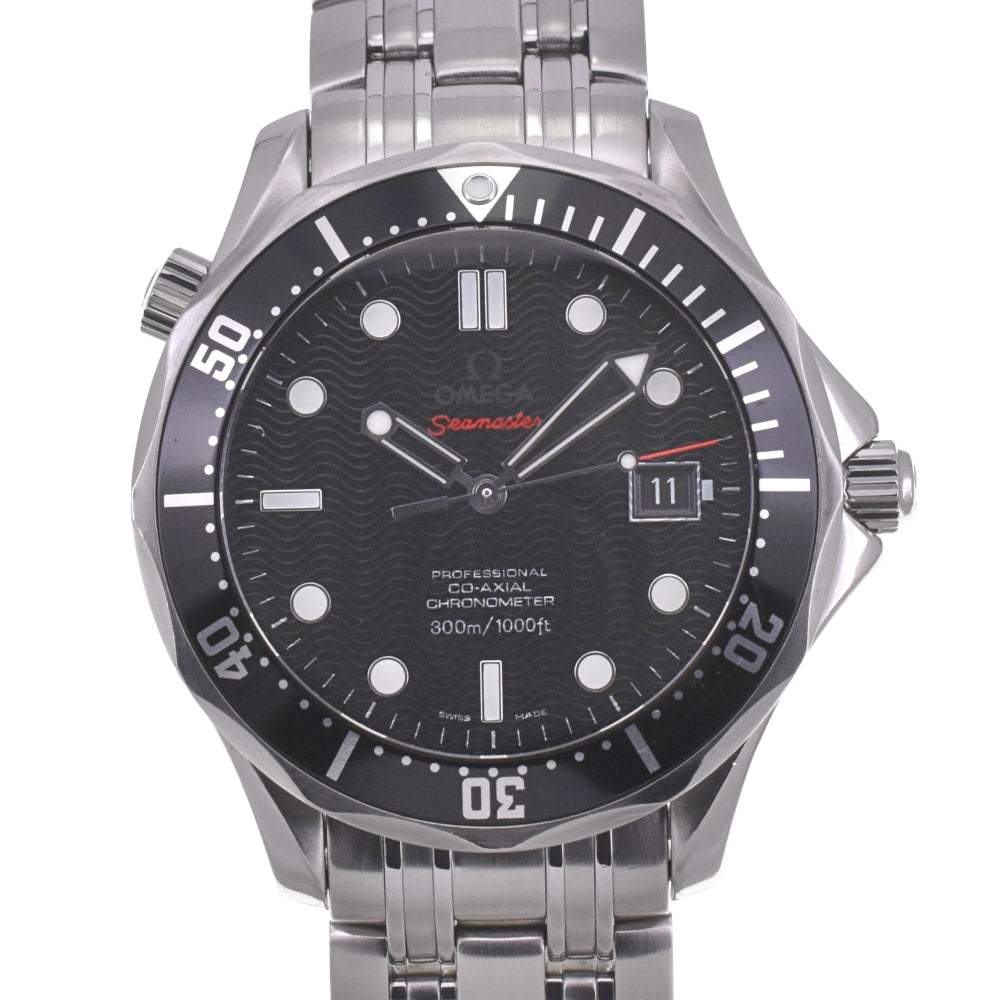 with paper OMEGA Seamaster Coaxial 212.30.41.20.01.002 black Dial Automatic Men's
 Watch D#142228
