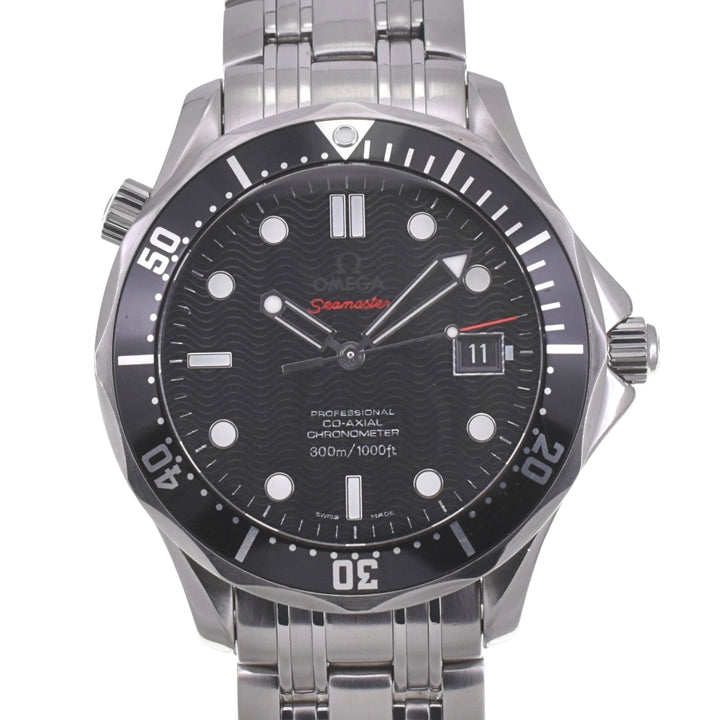 with paper OMEGA Seamaster Coaxial 212.30.41.20.01.002 black Dial Automatic Men's
 Watch D#142228