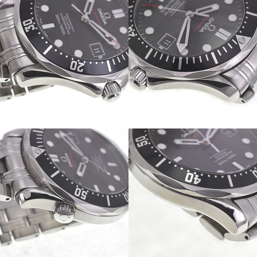 with paper OMEGA Seamaster Coaxial 212.30.41.20.01.002 black Dial Automatic Men's
 Watch D#142228