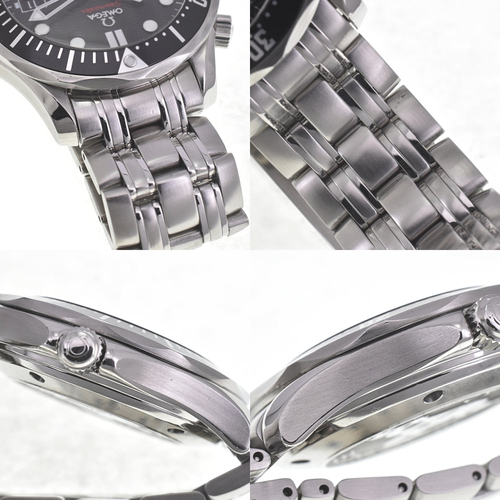 with paper OMEGA Seamaster Coaxial 212.30.41.20.01.002 black Dial Automatic Men's
 Watch D#142228