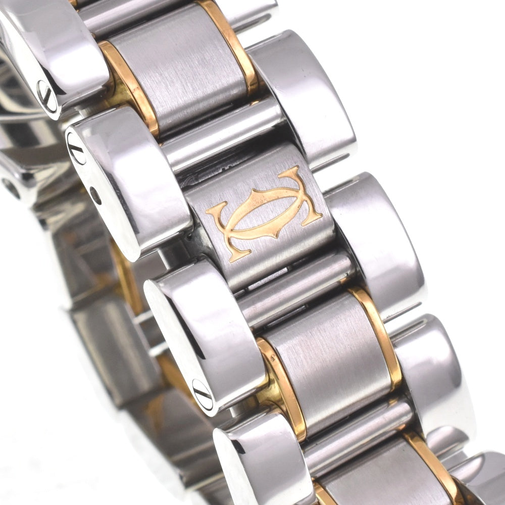 CARTIER Must21 Vantian SM 2 tone W10073R6 Silver Dial Quartz Ladies
 Watch E#142233