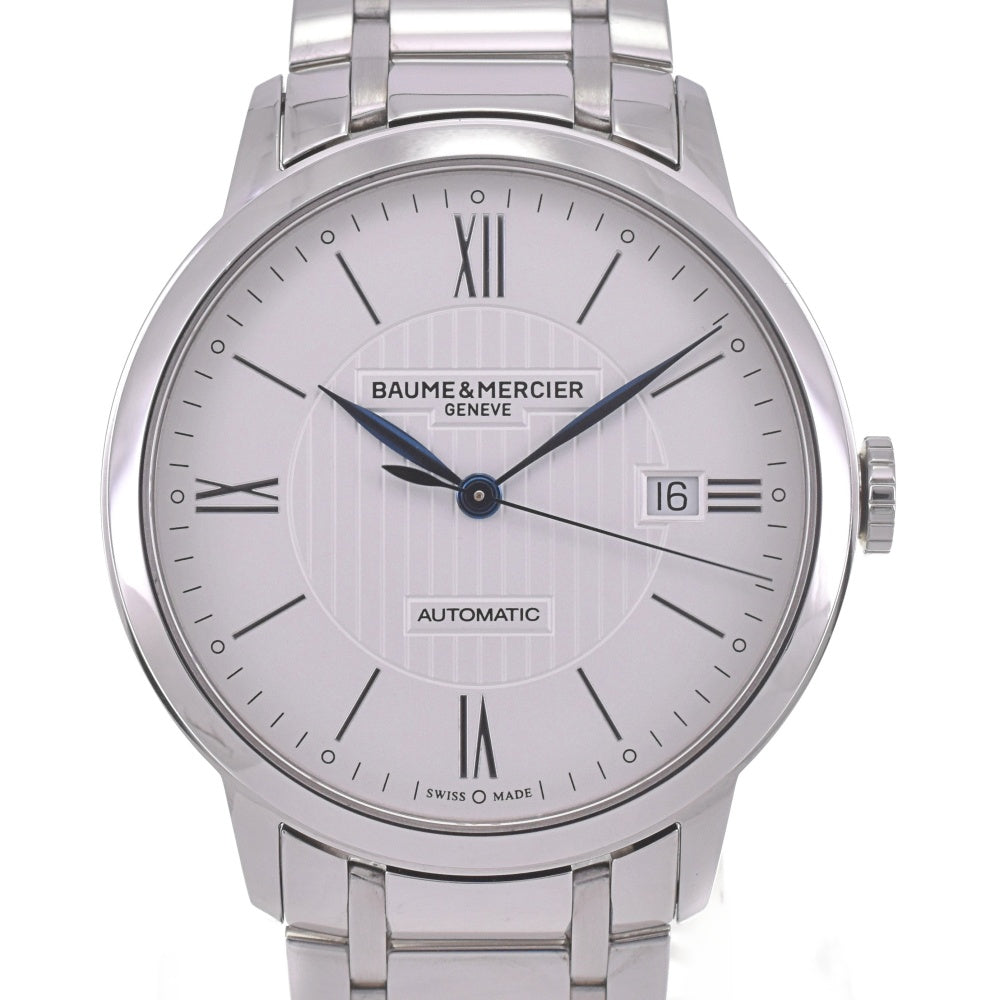 with paper Baume & Mercier Classima BMM0A10215 Date Silver Dial Automatic Men's
 Watch D#142234
