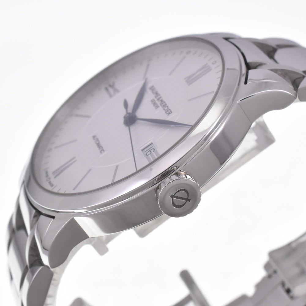 with paper Baume & Mercier Classima BMM0A10215 Date Silver Dial Automatic Men's
 Watch D#142234