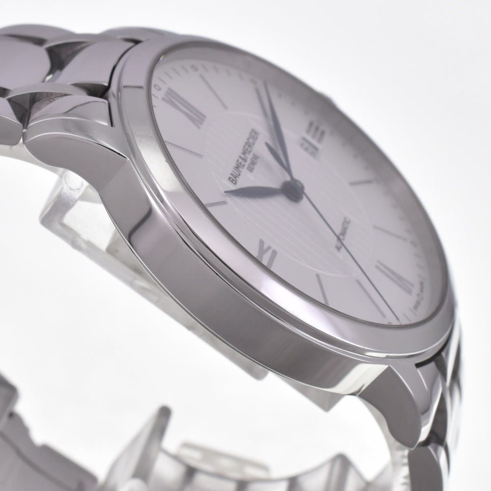 with paper Baume & Mercier Classima BMM0A10215 Date Silver Dial Automatic Men's
 Watch D#142234